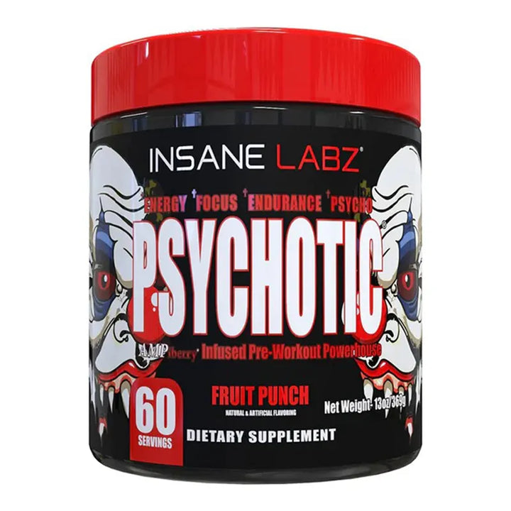 Insane Labz Psychotic – Fórmula de Pre Entreno 60 Servicios