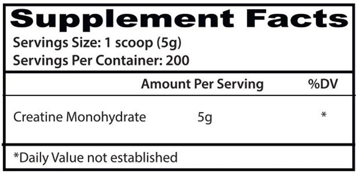 InsaneLabz Creatine Monohydrate 1Kg