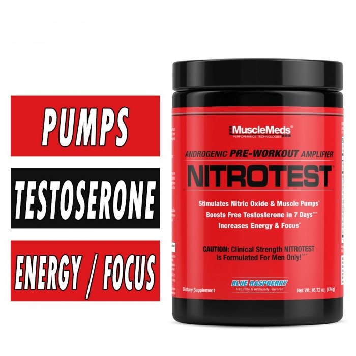 Musclemeds Pre Entreno Nitrotest Oxido Nitrico