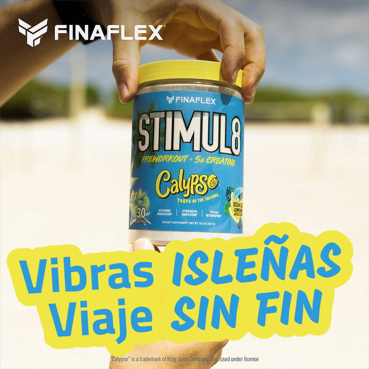 Finaflex Stimul8 Calypso 30 Servicios  Ocean Blue Lemonade